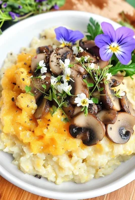 Keto Mushroom and Pumpkin Risotto With Cauliflower Rice