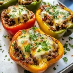 Keto Taco Steak Stuffed Peppers