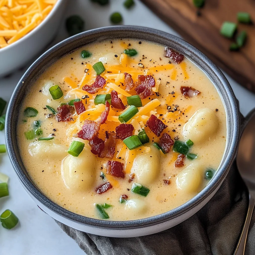 Loaded Gnocchi Soup