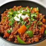 Low-Carb Pumpkin Chili Sloppy Joe Skillet