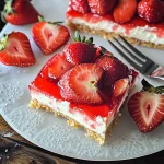 Low-Carb Strawberry Pretzel Salad