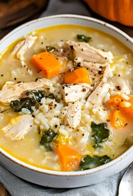 Low Carb Autumn Chicken and Rice Soup