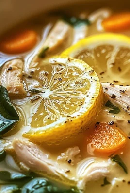 Mediterranean Lemon Chicken Soup