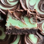 Mint Brownie Swirl Fudge