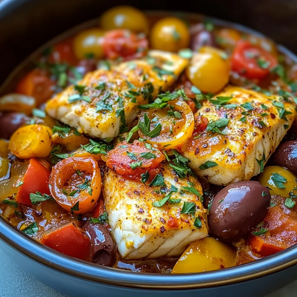 Moroccan Fish Tagine with Ginger and Saffron