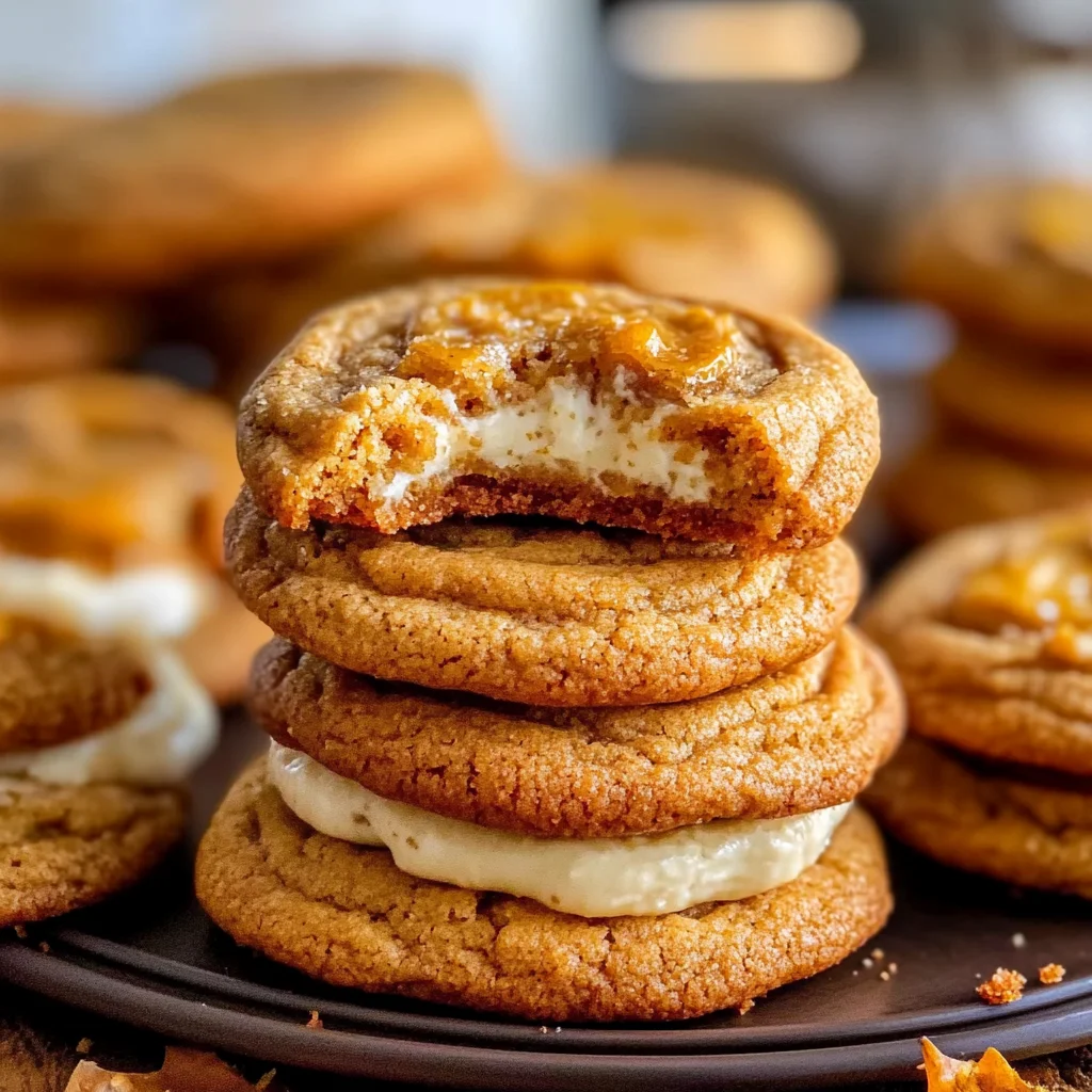 Pumpkin Cheesecake Cookies