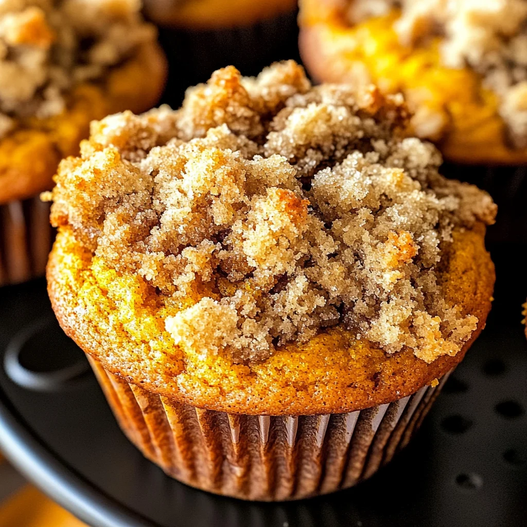 Pumpkin Streusel Muffins