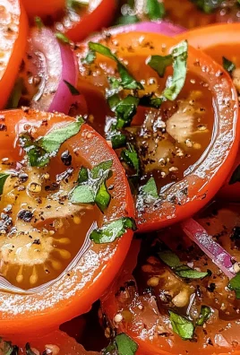 Rachel's FAVORITE Marinated Tomatoes