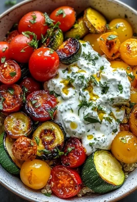 Roasted Veggie Tzatziki Bowls