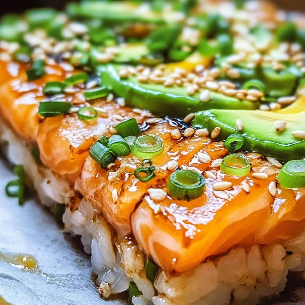 Salmon Sushi Bake