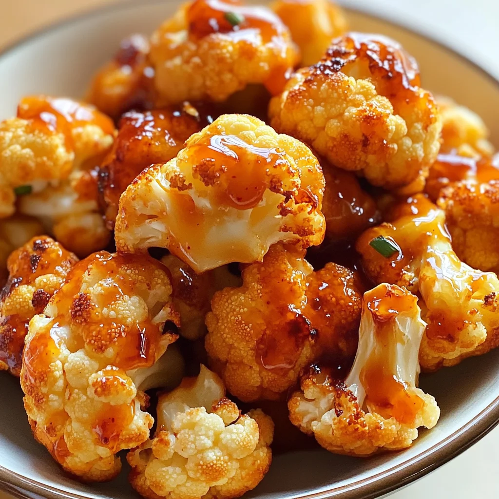 Savory Maple Sriracha Cauliflower