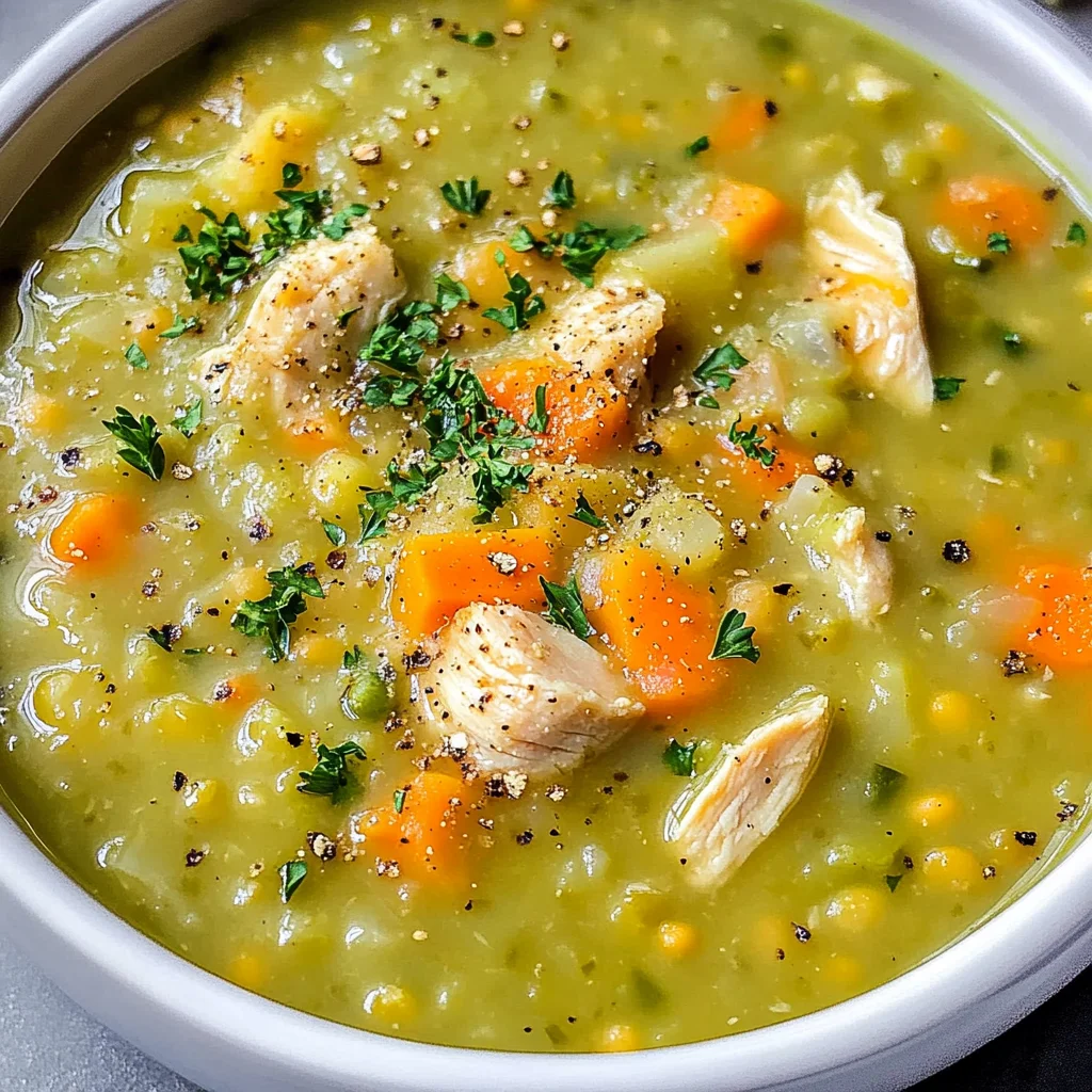 Slow Cooker Split Pea Soup