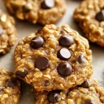 Soft & Chewy Pumpkin Chocolate Chip Oatmeal Cookies