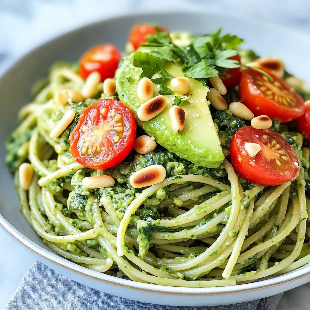 Spinach and Avocado Pasta Recipe