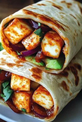 Sweet Chili Halloumi Wraps