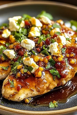 Sweet and Spicy Hot Honey Feta Chicken
