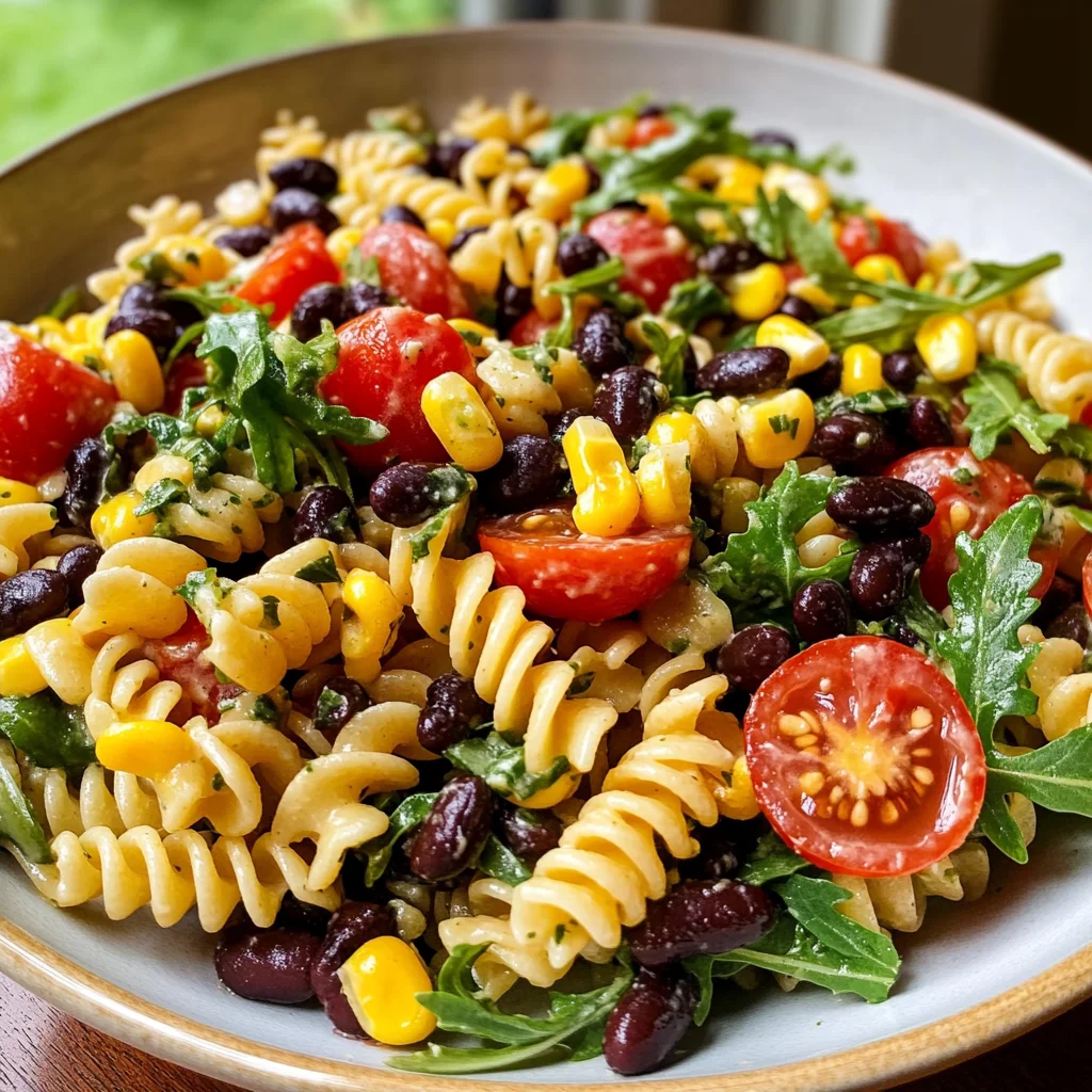 20-Minute Simple Black Bean Pasta Salad