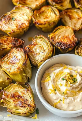 Air Fryer Artichoke Hearts with Garlic Aioli (Keto and Low Carb)