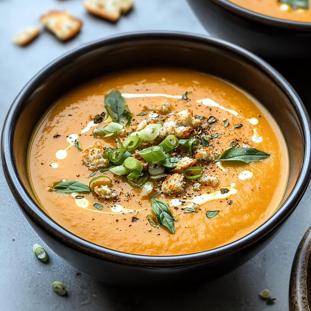 Apple Carrot Ginger Soup