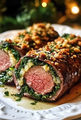 Best Christmas Stuffed Beef Tenderloin