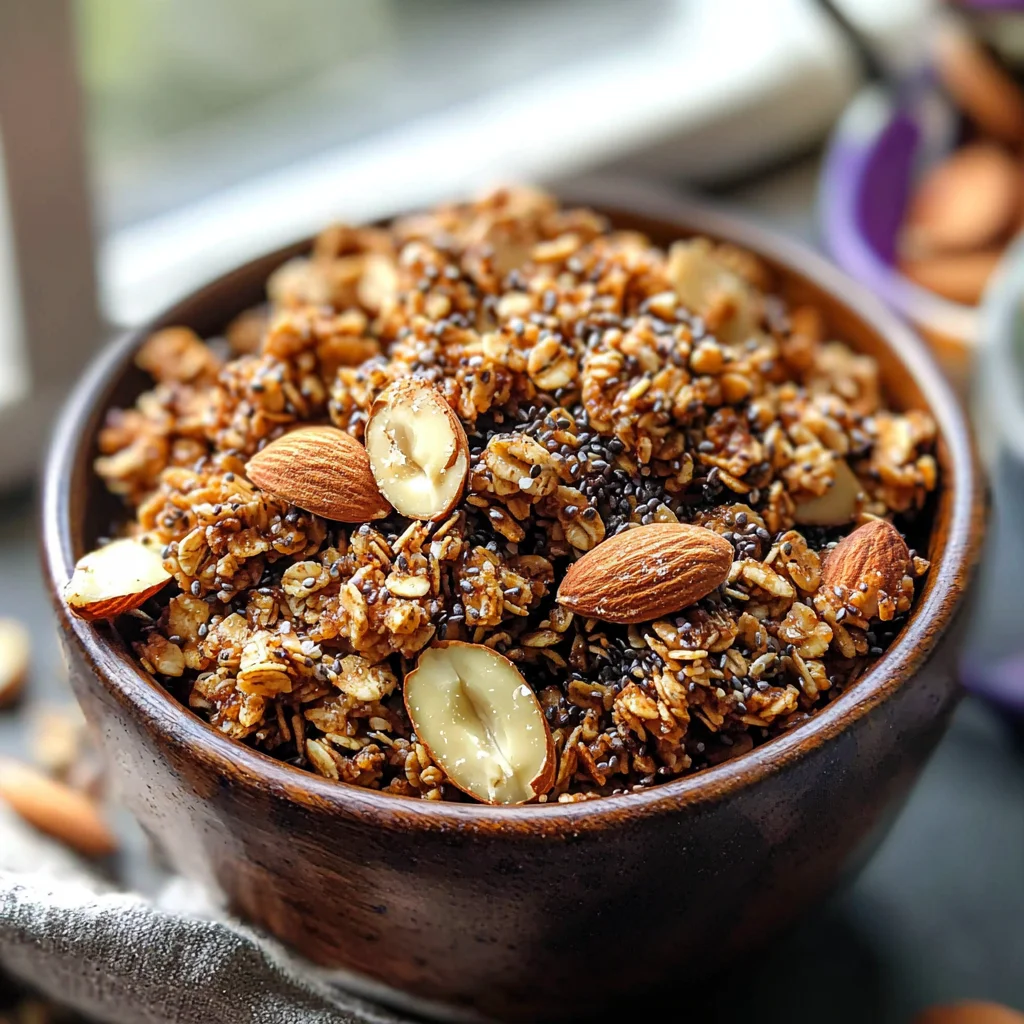 Big Cluster Buckwheat Almond Butter Granola