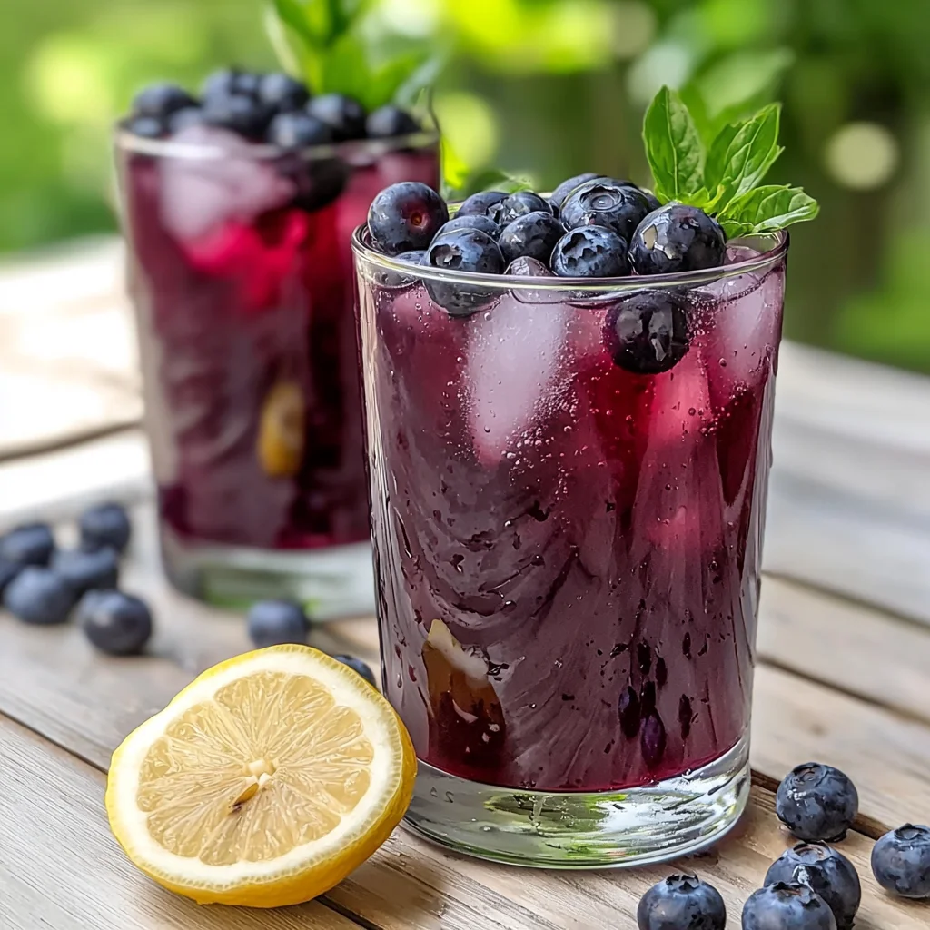 Blueberry Iced Tea