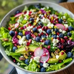 Blueberry Pistachio Spring Salad