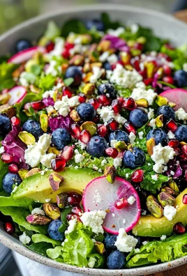 Blueberry Pistachio Spring Salad