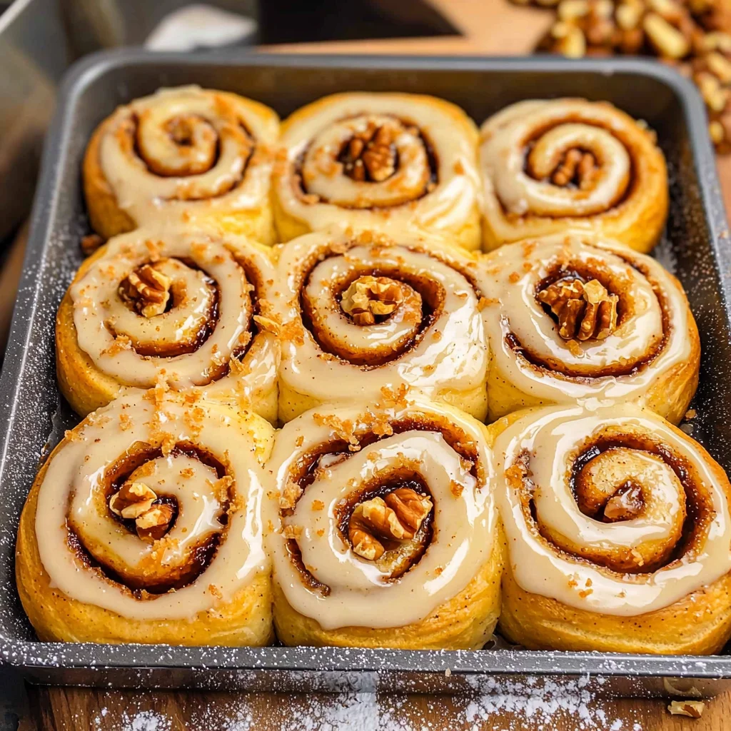 Carrot Cake Cinnamon Rolls