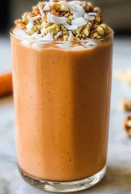 Carrot Cake Smoothie Recipe (dairy-free)