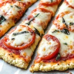 Cauliflower Crust Pizza (how to make cauliflower pizza crust)