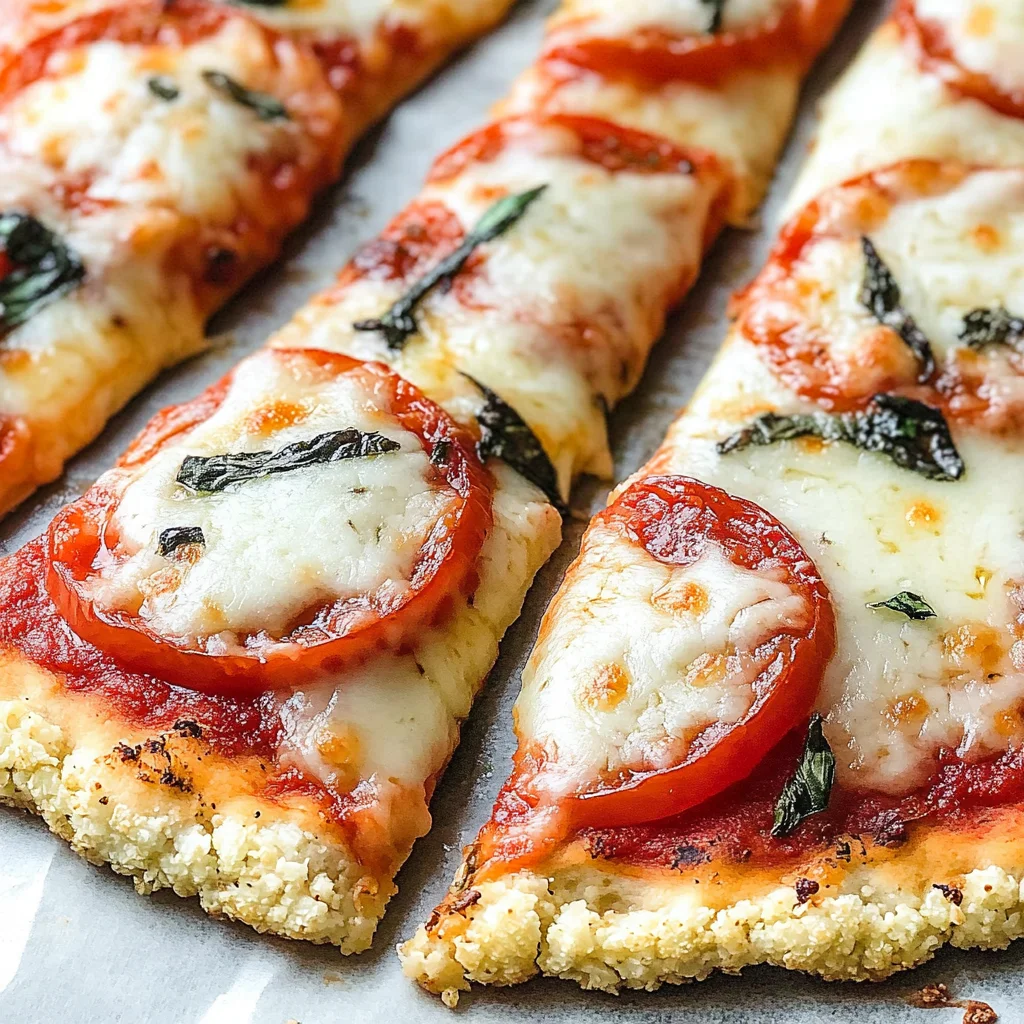 Cauliflower Crust Pizza (how to make cauliflower pizza crust)