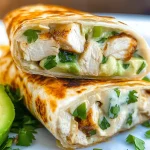 Chicken Avocado Ranch Burrito Sandwich Recipe