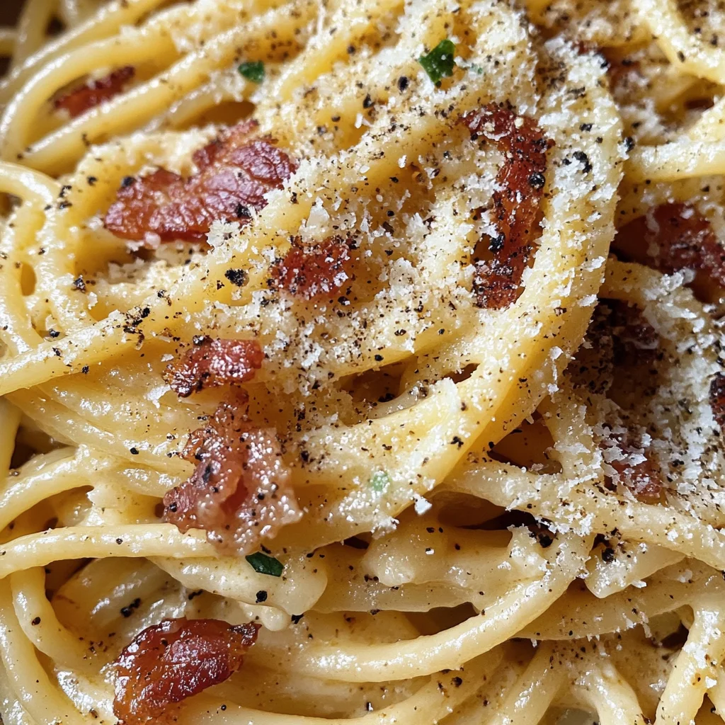 Classic Bacon Carbonara Pasta (Quick & Easy)