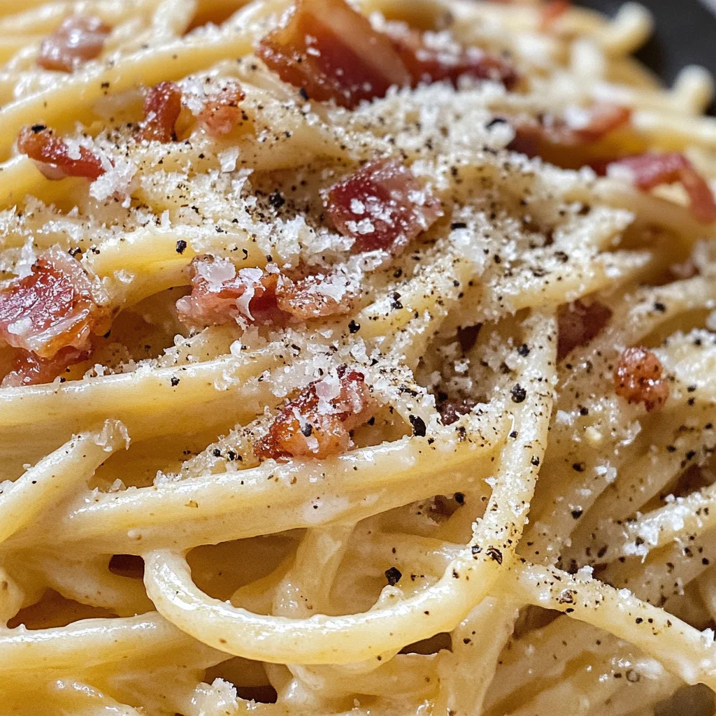 Classic Bacon Carbonara Pasta (Quick & Easy)