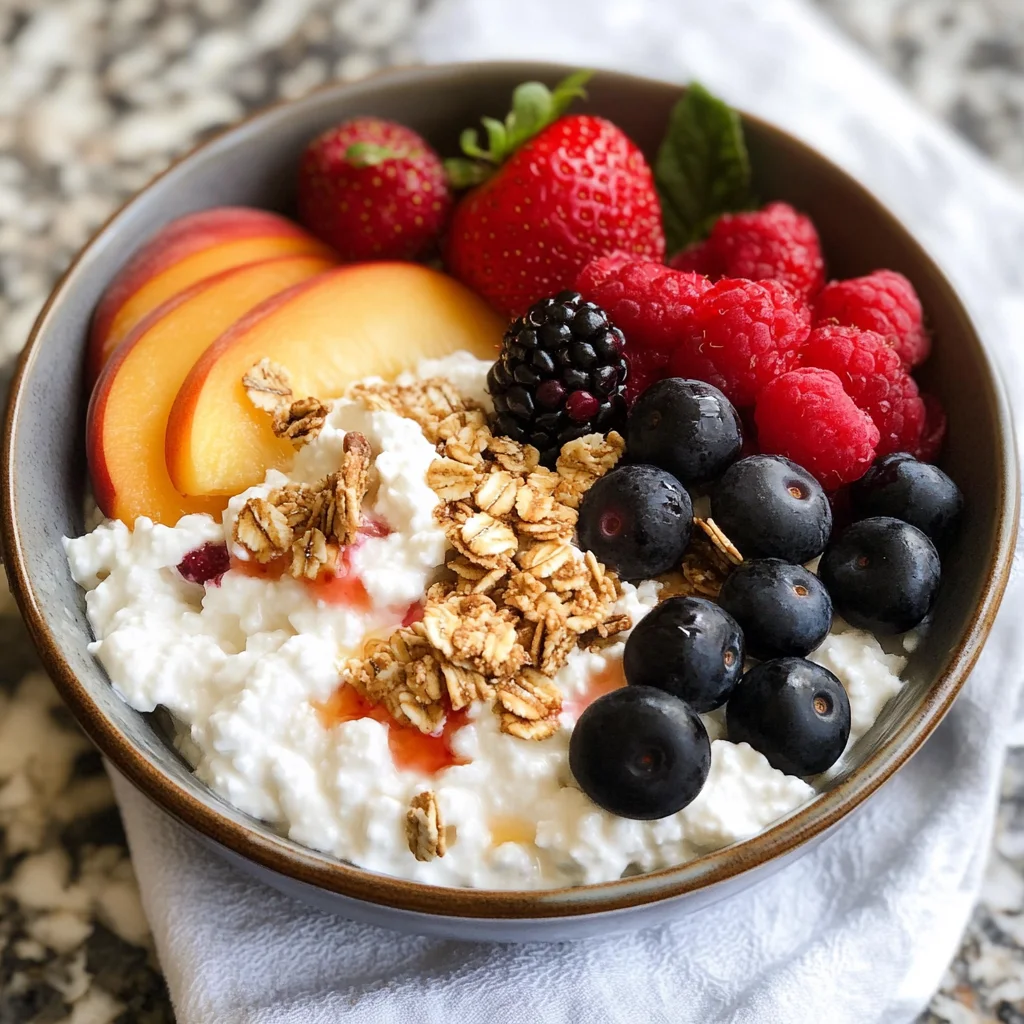 Cottage Cheese with Fruit - Easy Snack or Breakfast