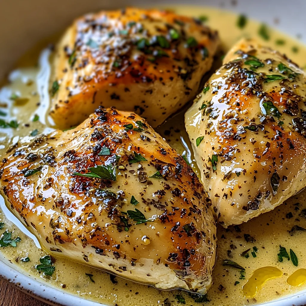 Creamy Lemon Herb Parmesan Chicken