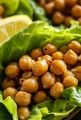 Crispy Chickpea Lettuce Wraps