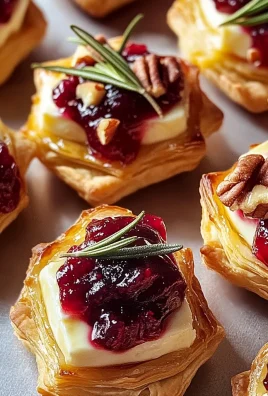 Delicious Cranberry Brie Bites Perfect for Holidays and Parties