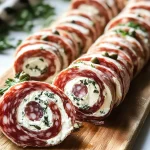Delicious Cream Cheese Salami Roll Ups for a Quick Appetizer