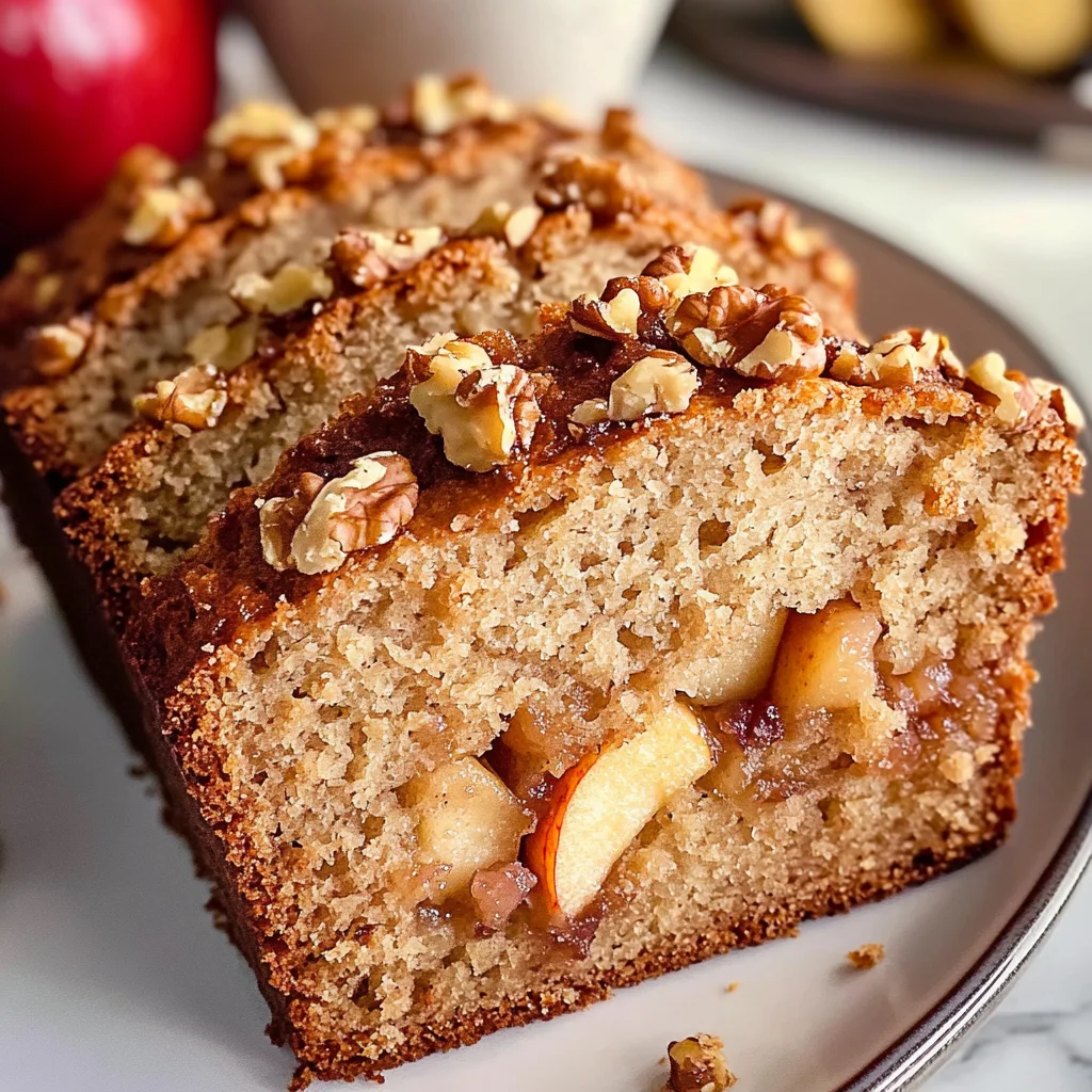 Delicious Homemade Apple Bread Recipe with Cinnamon and Nuts