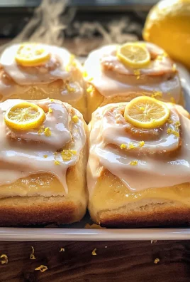 Delicious Homemade Lemon Rolls with Cream Cheese Frosting Recipe