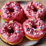 Delicious Mini Donuts Vermelho e Rosa: Easy Red Velvet Recipe