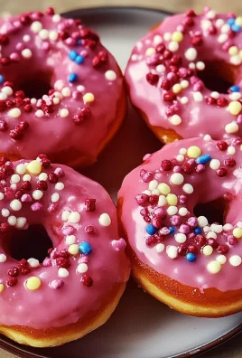 Delicious Mini Donuts Vermelho e Rosa: Easy Red Velvet Recipe
