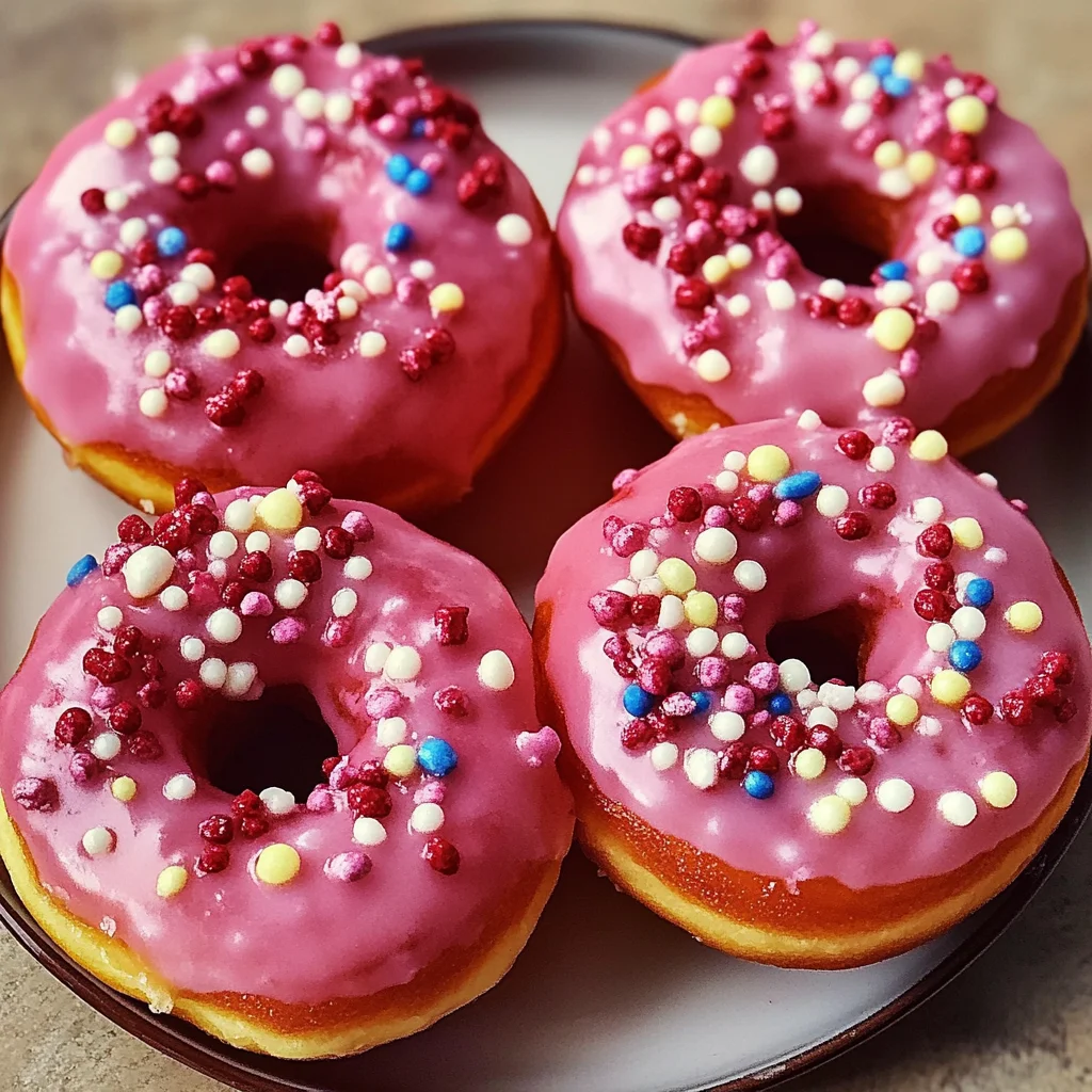 Delicious Mini Donuts Vermelho e Rosa: Easy Red Velvet Recipe