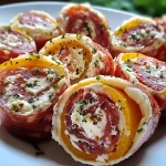 Delicious Salami Roll-Ups for Easy Snacking with Cream Cheese