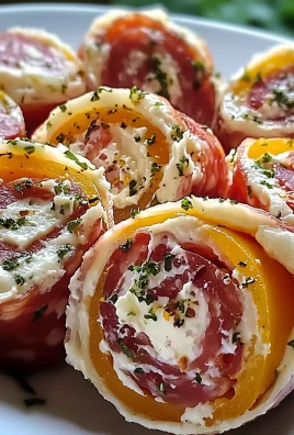 Delicious Salami Roll-Ups for Easy Snacking with Cream Cheese
