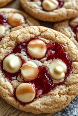 Delicious White Chocolate Cherry Jam Cookies for Easy Baking