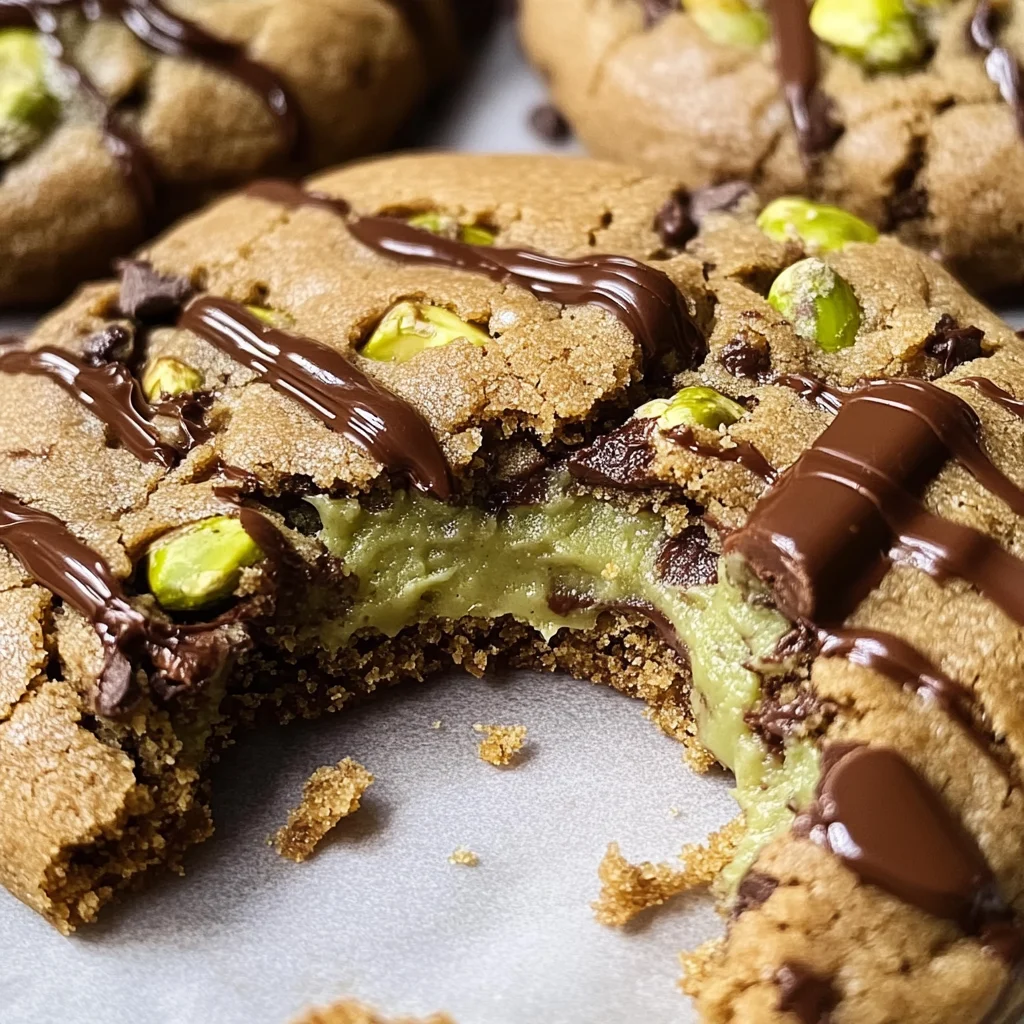 Dubai Chocolate Bar Pistachio Cookies