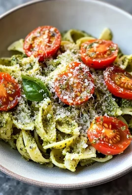 Easy 20-Minute Pesto Pasta with Cherry Tomatoes